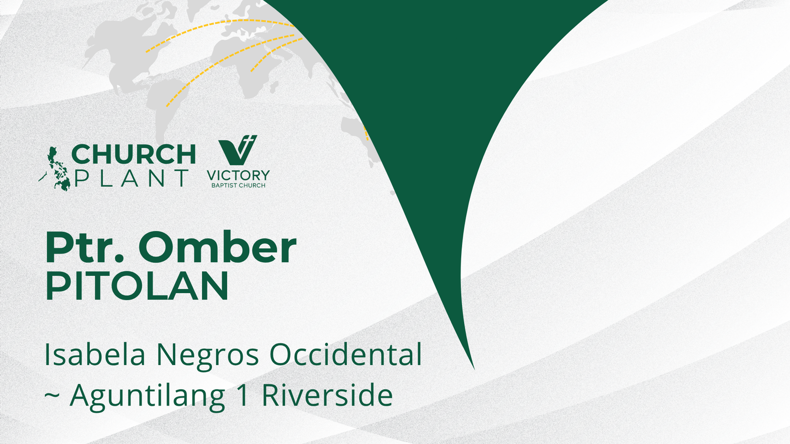 Victory Baptist Church Plant -  Isabela Negros Occidental ~ Riverside